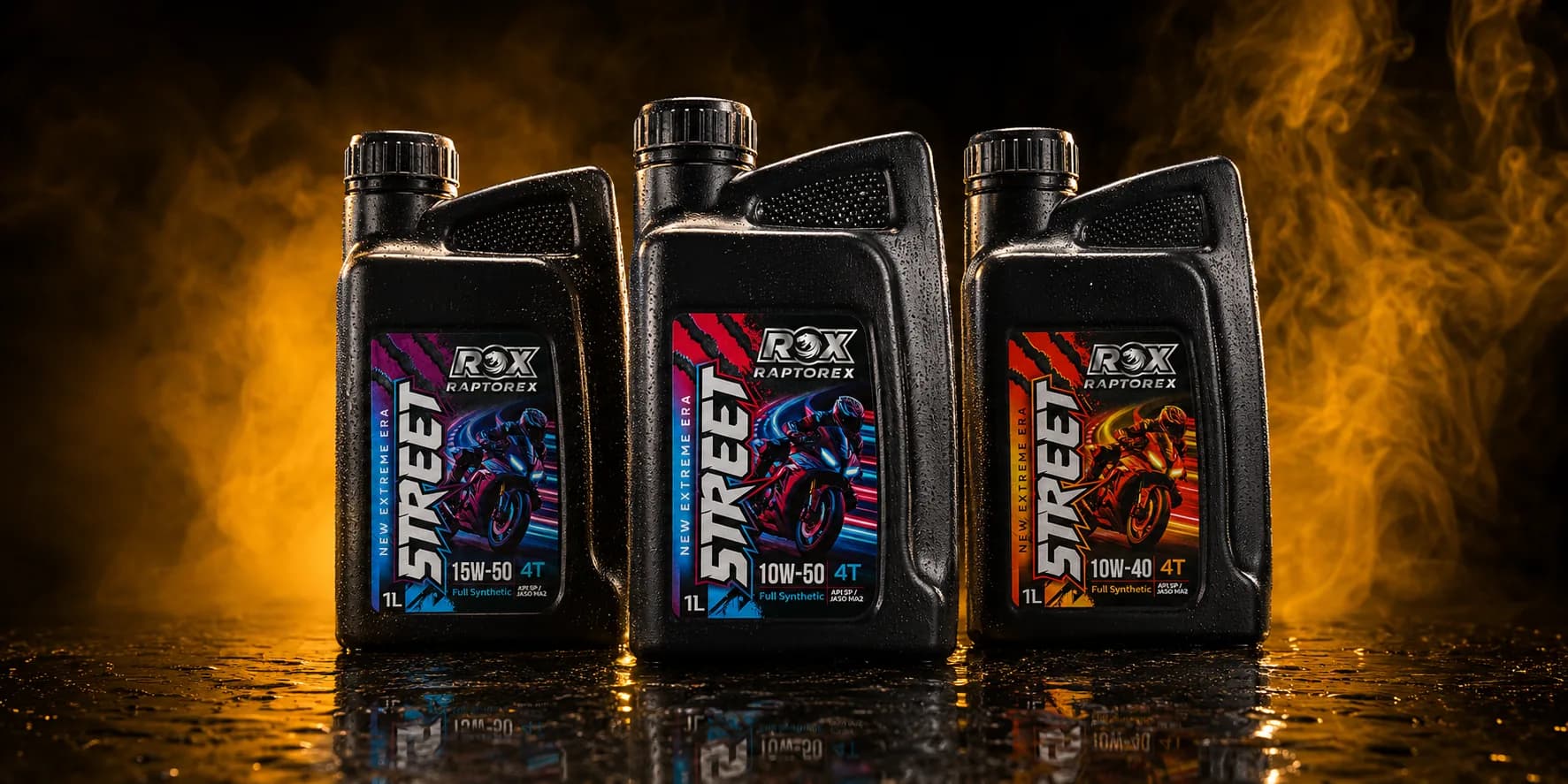 RAPTOREX STREET four-stroke series banner